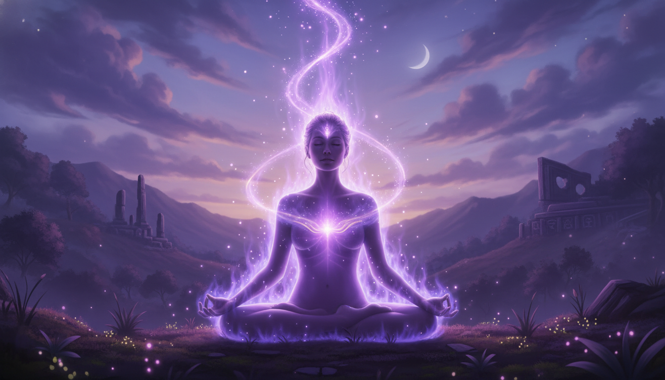 découvrez comment utiliser la flamme violette de saint germain pour réaliser une transmutation spirituelle profonde et transformer vos énergies négatives en lumière positive.