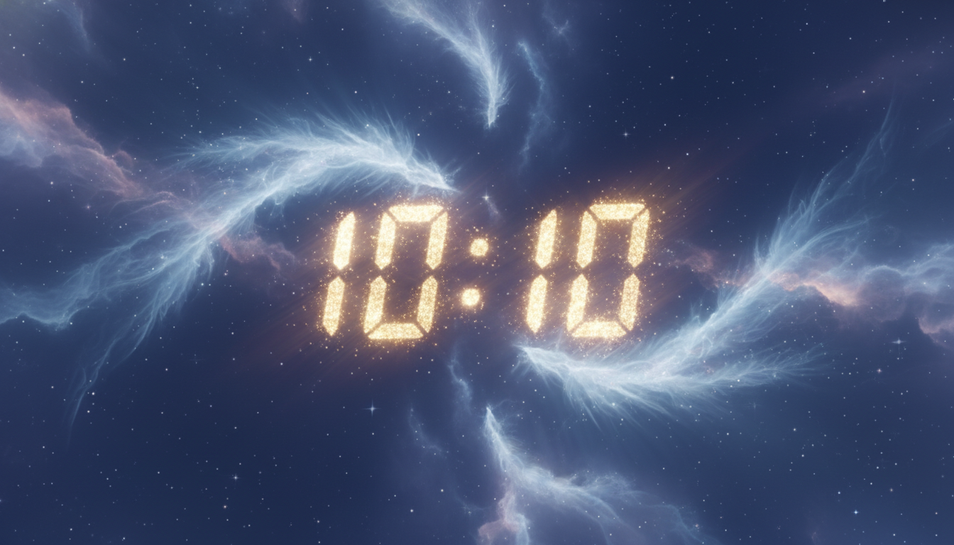 découvrez la signification spirituelle du message des anges gardiens derrière l'heure miroir 10h10 et comment ils communiquent avec vous pour guider votre vie.